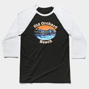Old Orchard beach Pier Baseball T-Shirt